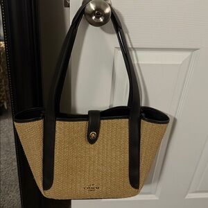 Authentic Coach Hadley Turnlock Tote Bag